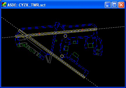 vPAR QuadRadar - ASDE Display